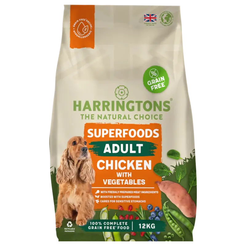 Harringtons Grain Free Adult Superfoods Chicken & Vegetables