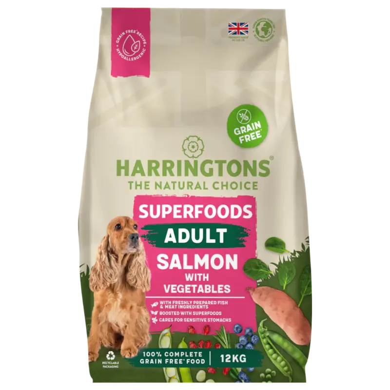 Harringtons Grain Free Adult Superfoods Salmon & Vegetables
