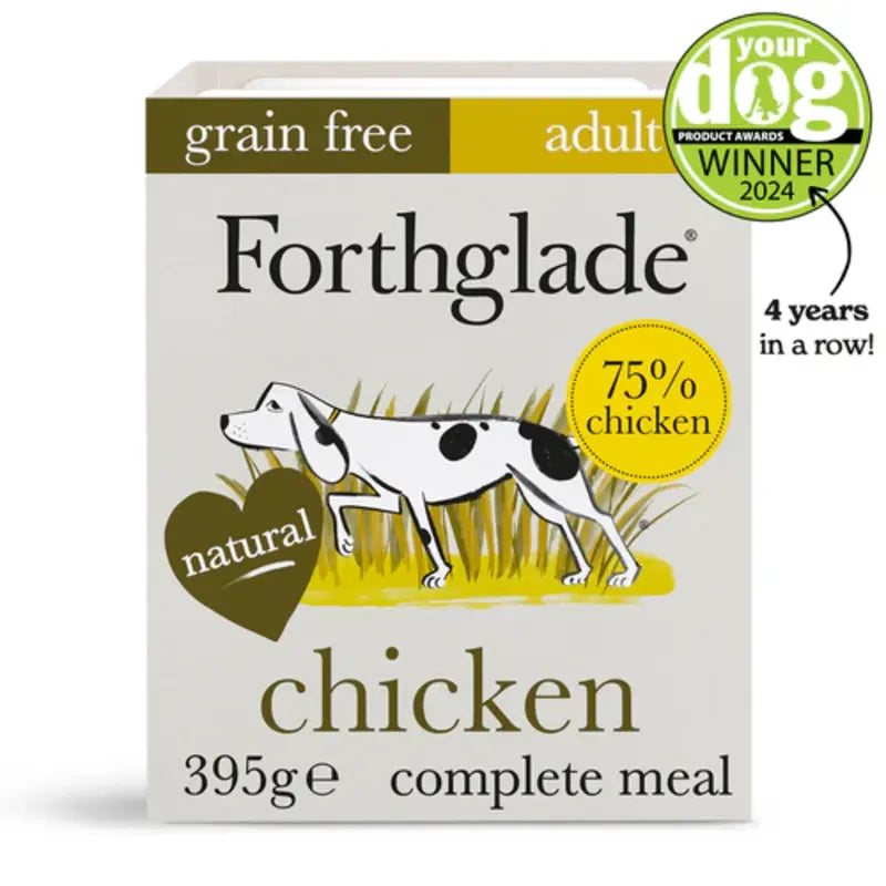 Forthglade Grain Free Chicken with Butternut Squash & Vegetables Natural Tray 395g
