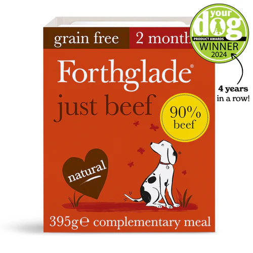 Forthglade Just Beef Grain Free Natural Tray 395g