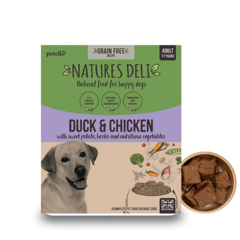 Natures Deli Grain Free Adult Duck & Chicken Pouch 395g