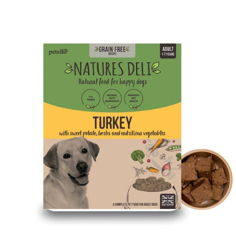 Natures Deli Grain Free Adult Turkey Pouch 395g