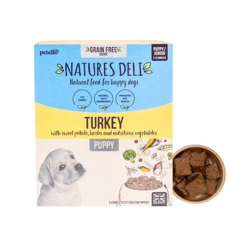Natures Deli Grain Free Puppy Turkey Pouch 395g