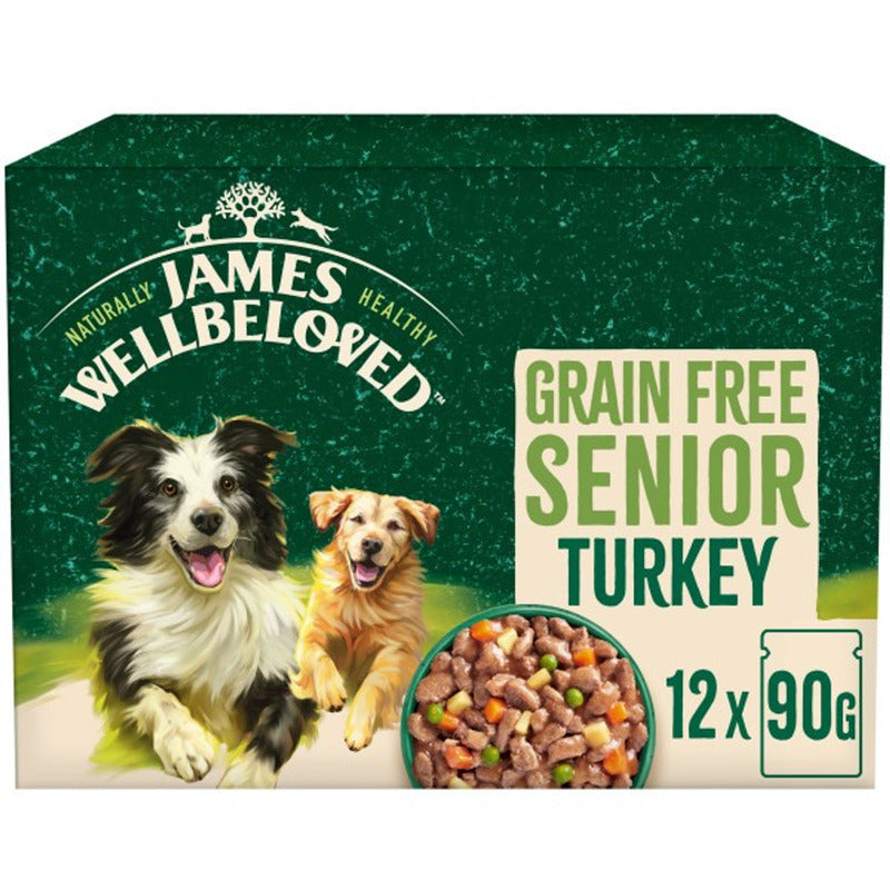 James Wellbeloved Grain Free Senior Turkey 12pk