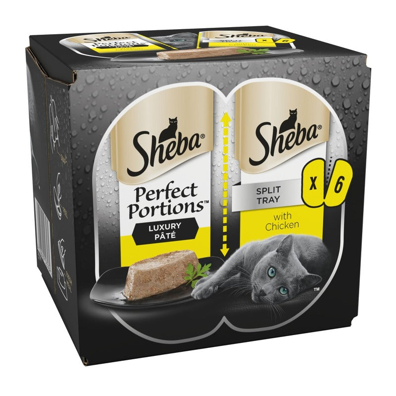 Sheba Perfect Portions Adult Chicken Pate Trays 6pk