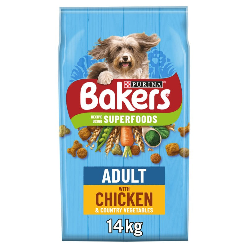 Bakers Adult Chicken & Vegetables 14kg