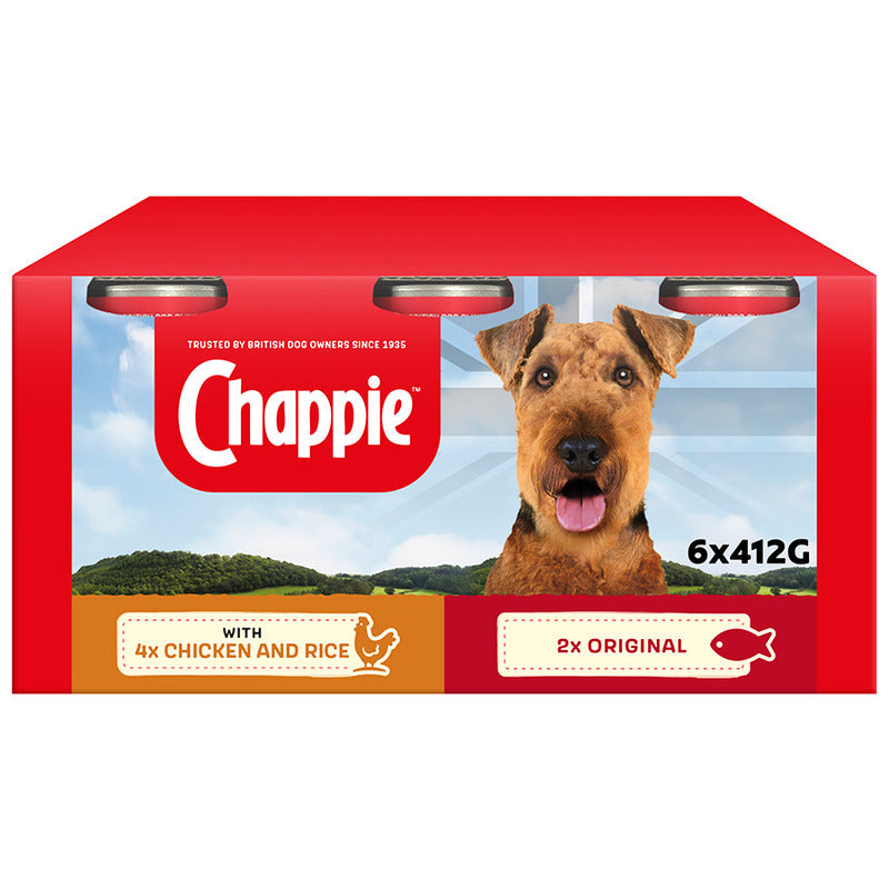 Chappie Adult Wet Food Favourites 6x412g