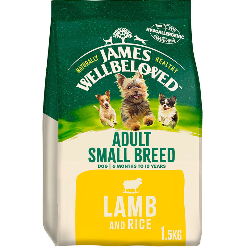 James Wellbeloved Adult Dog Small Breed Lamb