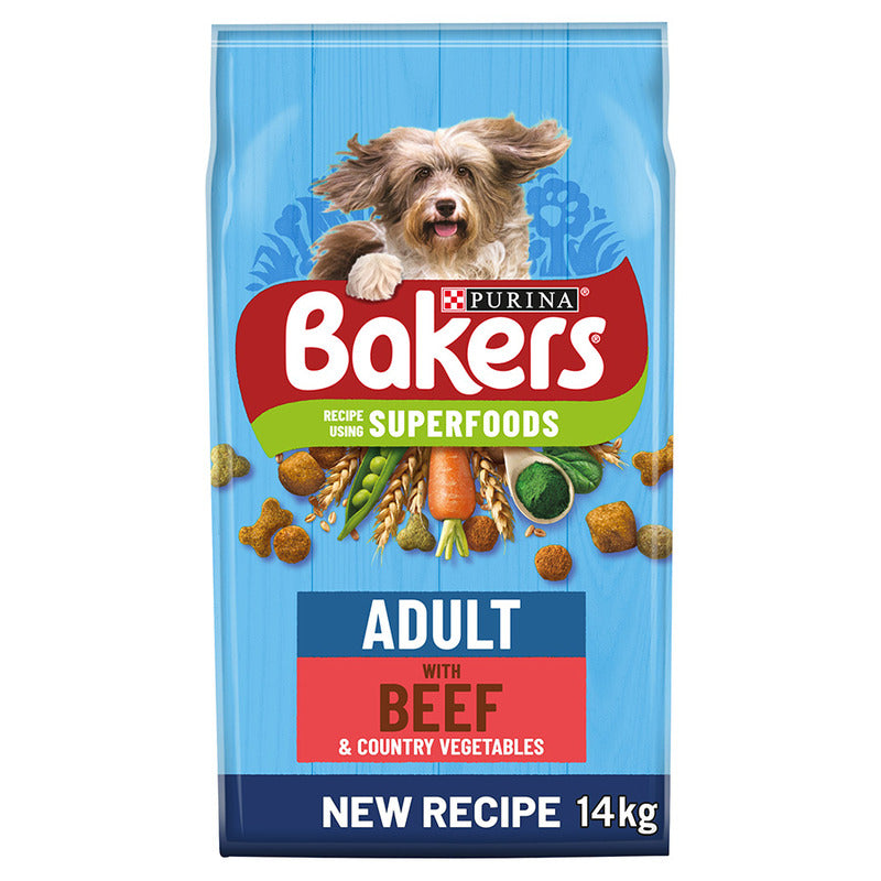 Bakers Adult Beef & Vegetables 14kg