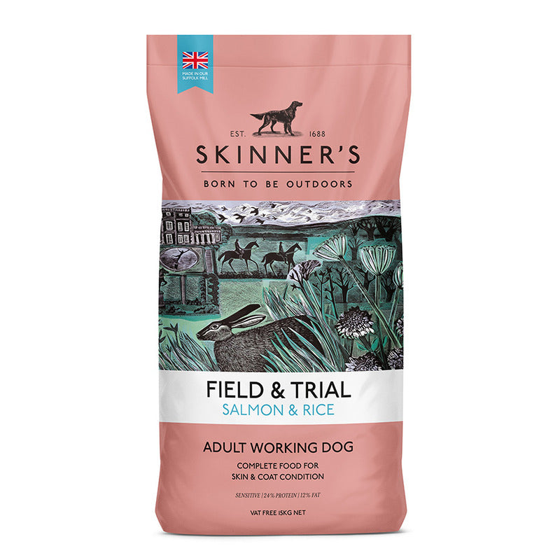 Skinner's Field & Trial Adult Working Dry Dog Food Salmon & Rice