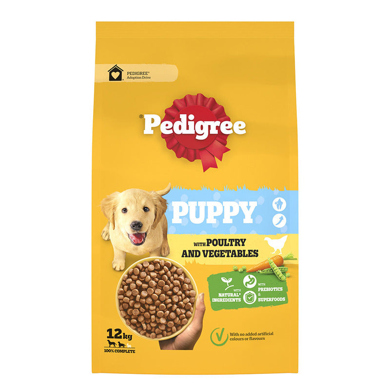 Pedigree Complete Junior/Puppy Dry Dog Food Poultry & Veg