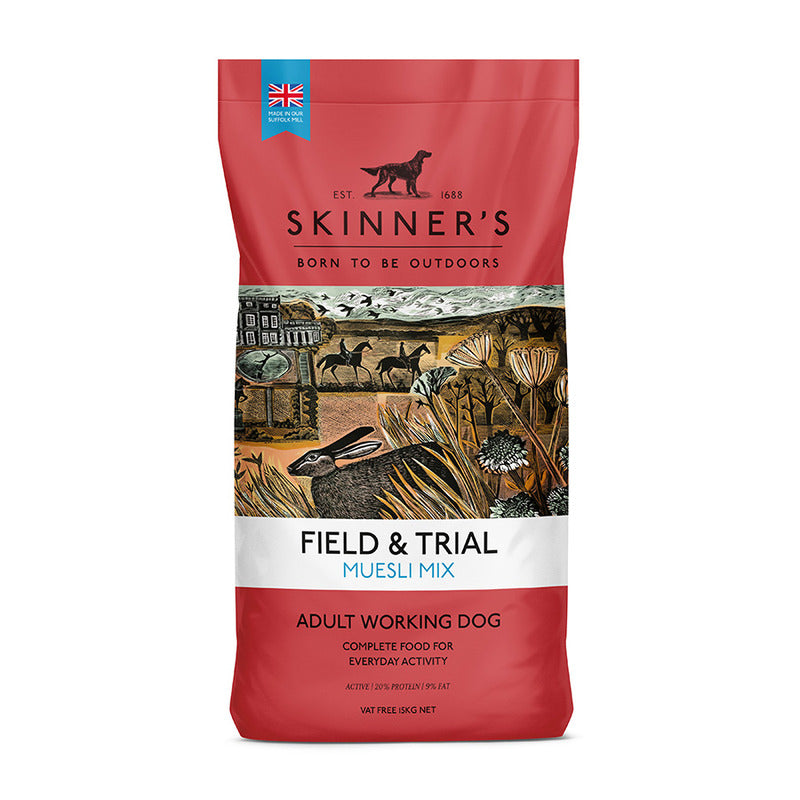 Skinner's Field & Trial Adult Working Dry Dof Food Muesli 15kg