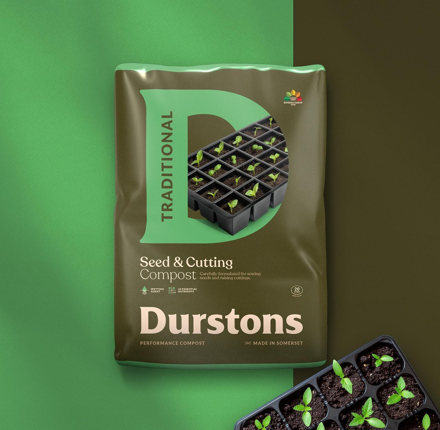 Durstons Seed & Cutting Compost 20L