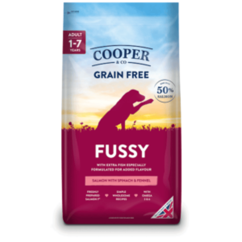 Cooper & Co Grain Free Fussy Salmon With Spinach & fennel