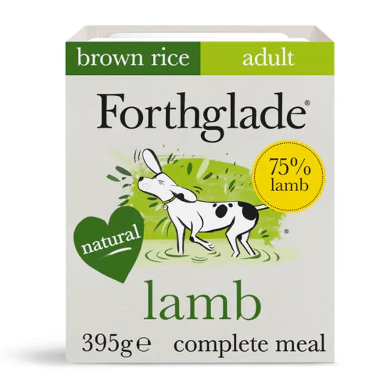 Forthglade Adult Lamb with Brown Rice & Vegetables natural Tray 395g