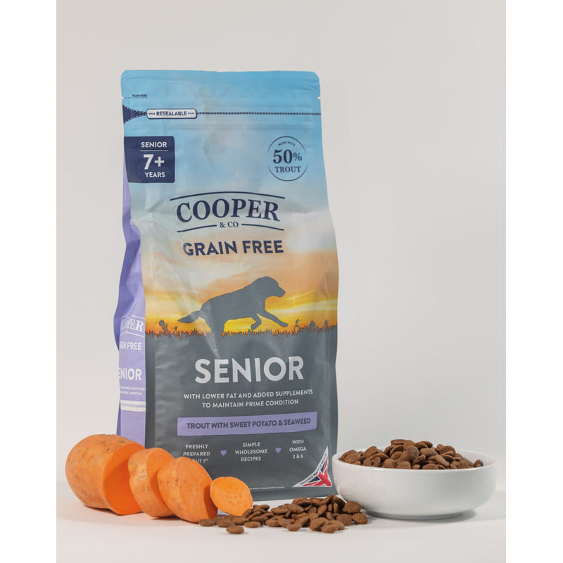 Cooper & Co Grain Free Senior Trout With Sweet Potato & Seaweed