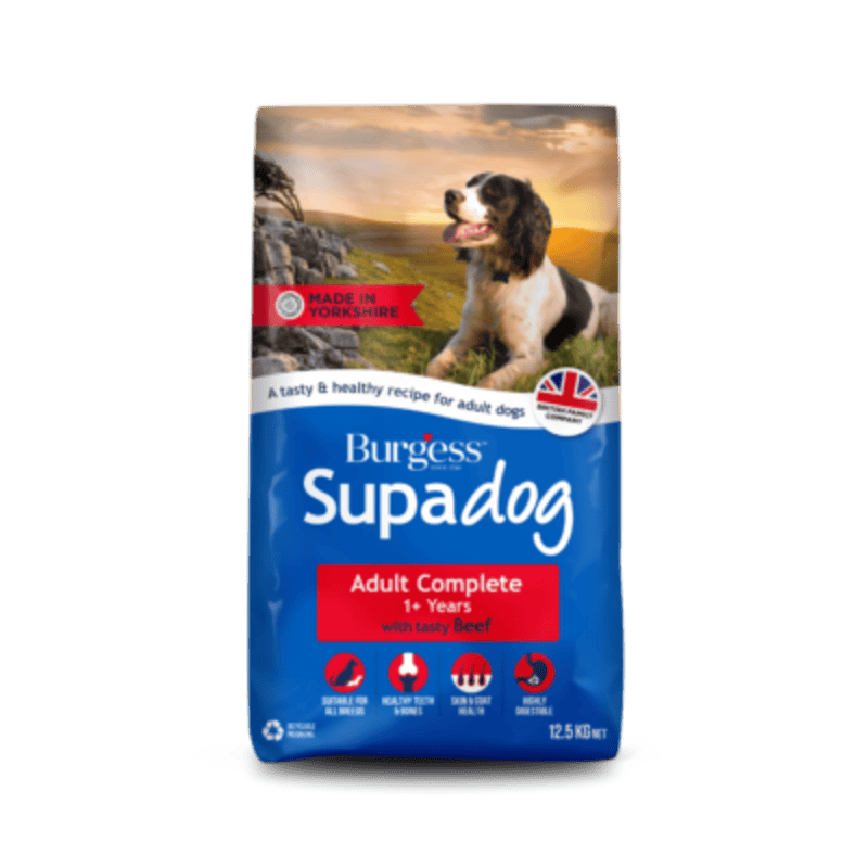 Burgess Supadog Adult With Tasty Beef 12.5kg