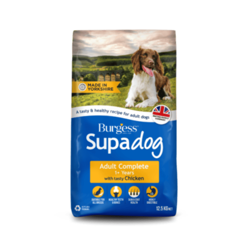 Burgess Supadog Adult With Tasty Chicken 12.5kg
