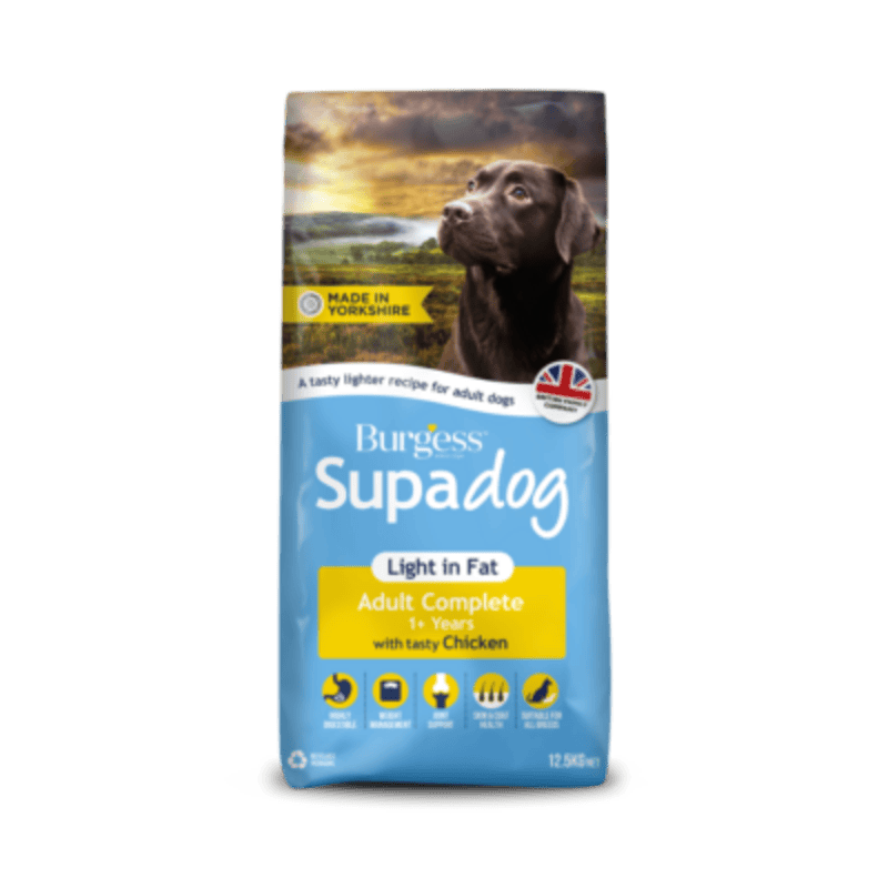 Burgess Supadog Adult Light with Tasty Chicken 12.5kg