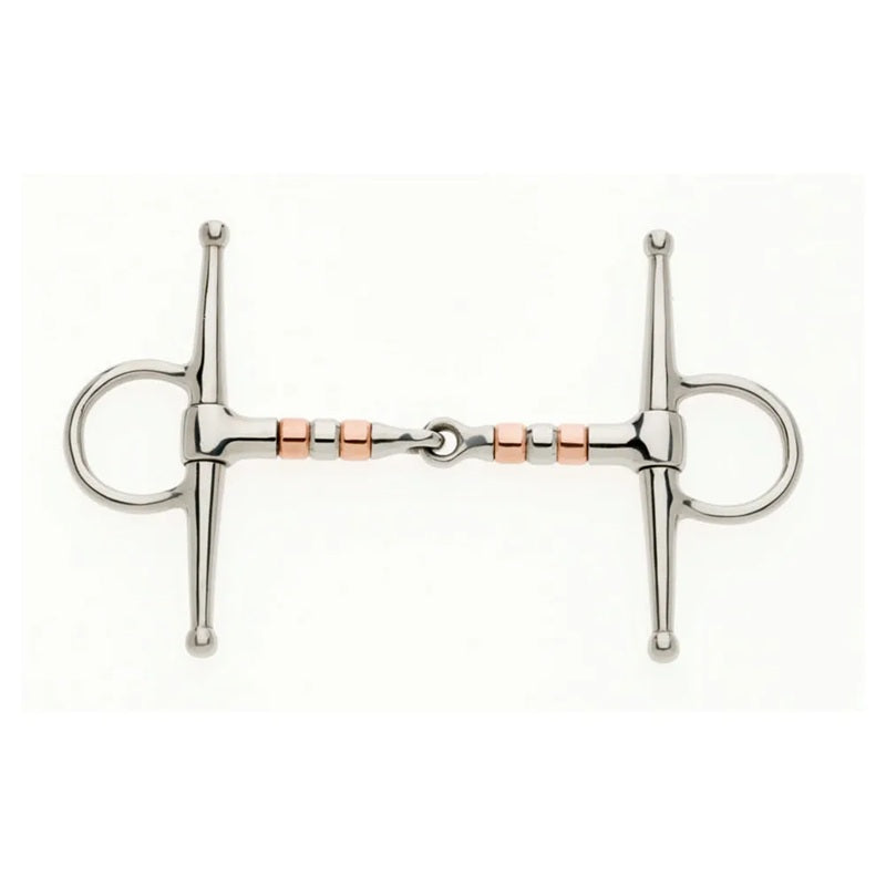 Lorina Copper Roller Full Cheek Jointed Snaffle
