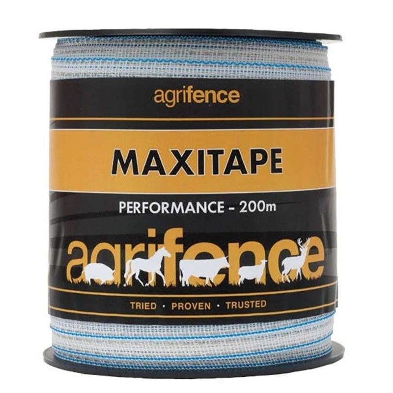 Agrifence MAXITAPE – 40mm White Performance Tape 200m