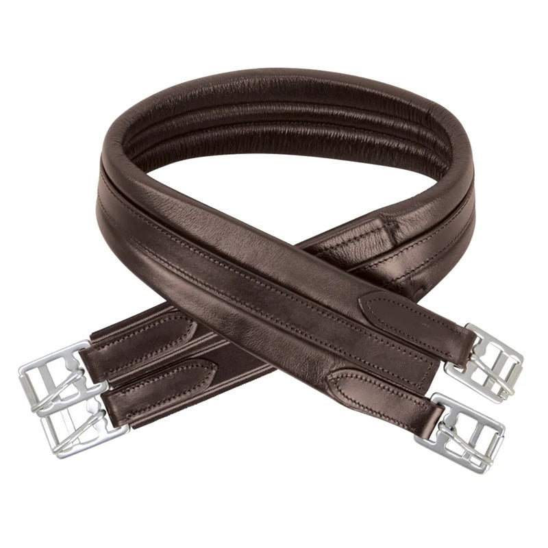 Hy Equestrian Leather Padded Atherstone Girth