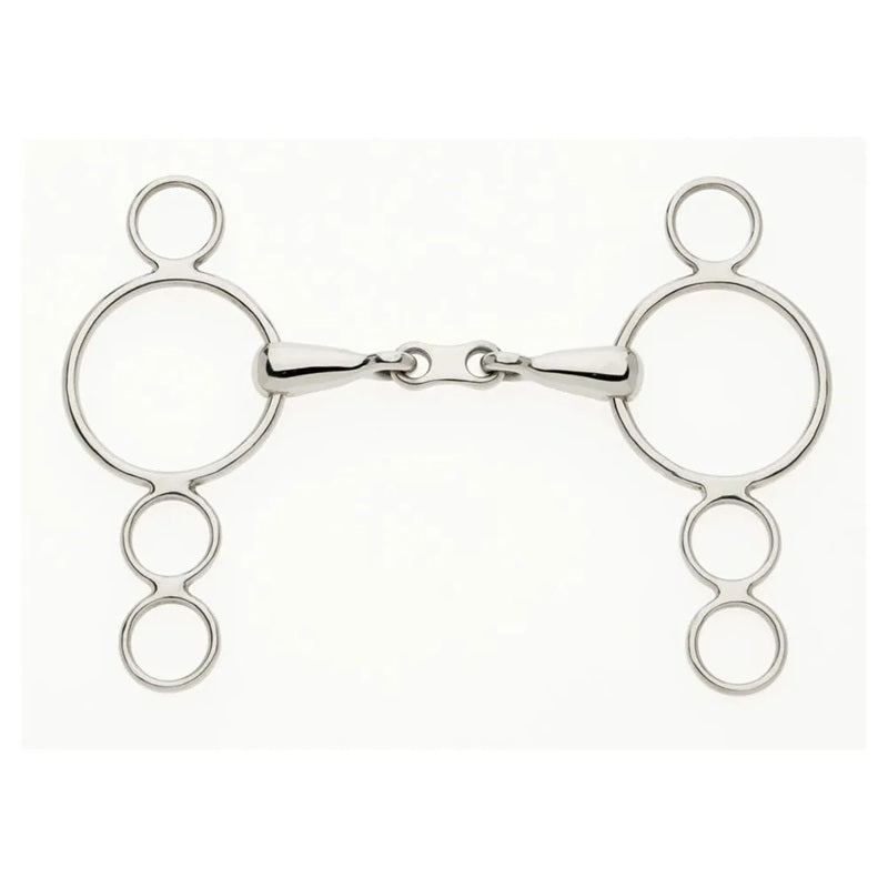 Lorina Continental 3 Ring French Link Snaffle