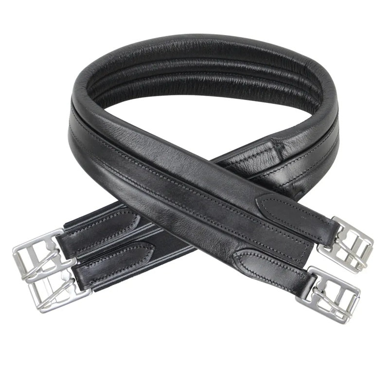 Hy Equestrian Leather Padded Atherstone Girth