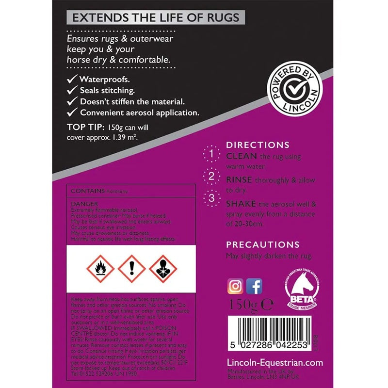 Lincoln Water Proofing Aerosol 150ml