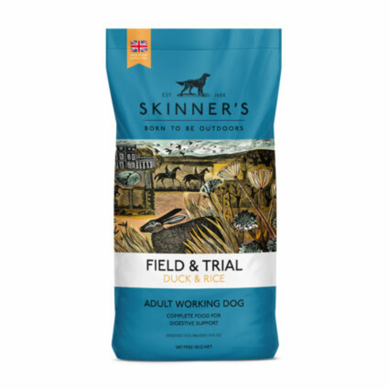 Skinner's Field & Trial Adult Working Dry Dog Food Duck & Rice