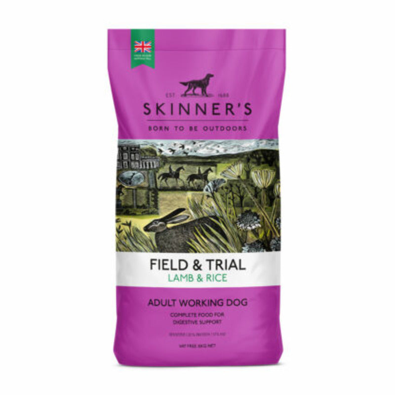 Skinner's Field & Trial Adult Working Dry Dog Food Lamb & Rice