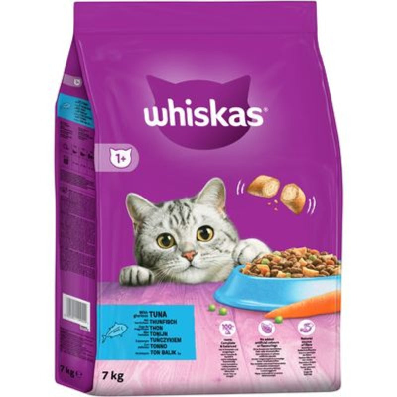 Whiskas 1+ Adult with Tuna Dry Cat Food