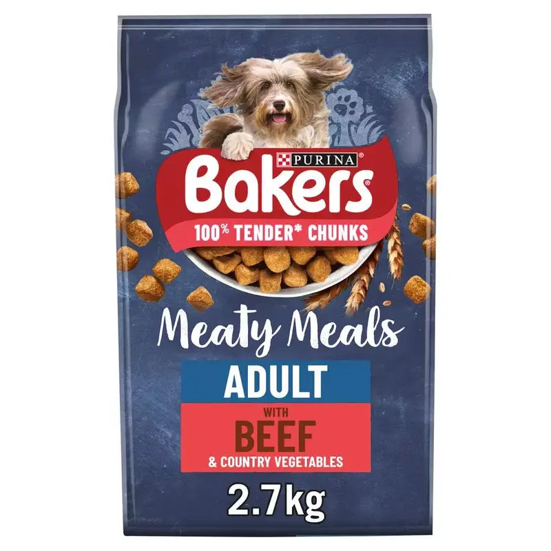 Bakers Adult Meaty Meals With Beef