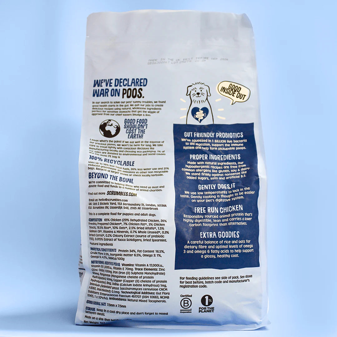 Scrumbles Chicken Dry Puppy Food