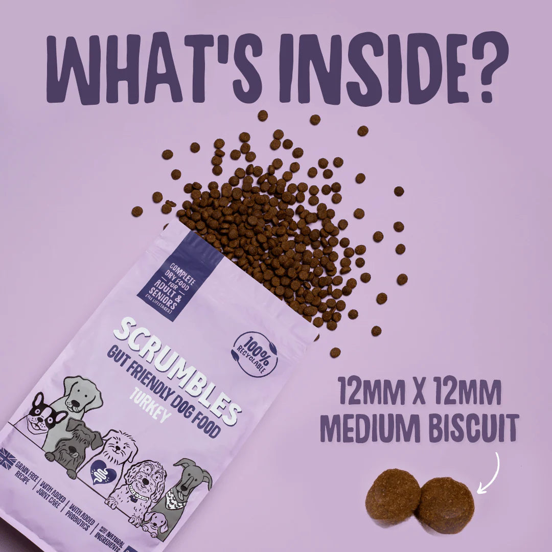 Scrumbles Turkey Dry Dog Food